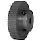 B&B Manufacturing 60-3P09M6A8, Timing Pulley, Aluminum, Clear Anodized,  60-3P09M6A8 - alternate 2